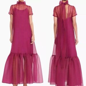 Staud Calluna Dress, Syrah